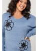 Curvy Lady Longsleeve lichtblauw