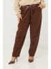 Curvy Lady Spodnie w kolorze brązowym