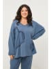 Curvy Lady Longsleeve in Blau
