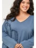 Curvy Lady Longsleeve blauw