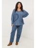 Curvy Lady Longsleeve in Blau