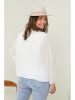 Curvy Lady Bluse in Weiß