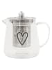 Eulenschnitt Teekanne ''Herz'' - 550 ml