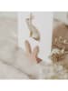 Eulenschnitt Kartenständer ''Hase'' in Beige - (B)3,8 x (H)4,6 x (T)1,5 cm