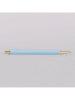 Eulenschnitt Kugelschreiber in Hellblau - (L)12,7 cm