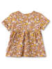 Sanetta Kidswear Kleid in Hellbraun/ Rosa/ Gelb