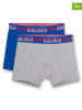 Sanetta 2er-Set: Boxershorts in Blau/ Grau