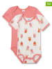 Sanetta 2er-Set: Bodys in Rosa/ Weiß