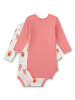 Sanetta 2-delige set: rompers lichtroze/wit