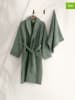 Colourful Cotton 2-delige set: badjas en handdoek groen