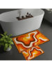 Colourful Cotton 2er-Set: Badvorleger in Orange