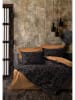 Colourful Cotton Renforcé beddengoedset "Dawn" antraciet/goudkleurig