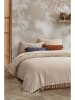 Colourful Cotton Bedsprei in "Ermes" beige