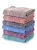 Colourful Cotton 6-delige set: handdoeken "Figure" meerkleurig