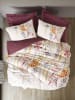 Colourful Cotton Renforcé beddengoedset "Flos" wit/geel/lichtblauw
