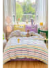 Colourful Cotton Bettwäsche-Set "Funny" in Weiß/ Bunt