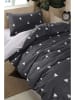Colourful Cotton Beddengoedset "Geometrik" antraciet