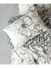 Colourful Cotton Renforcé beddengoedset "Hilaris" wit/antraciet