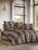 Colourful Cotton Beddengoedset "Leopard" bruin/beige