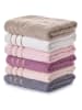 Colourful Cotton 6-delige set: handdoeken "Line" meerkleurig