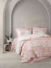 Colourful Cotton Renforcé-Bettwäsche-Set "Muna" in Rosa/ Weiß