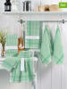 Colourful Cotton 10-delige set: theedoeken groen