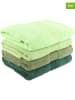 Colourful Cotton 4-delige set: badhanddoeken "Rainbow" groen
