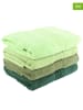 Sweet Home Ręczniki (4 szt.) "Rainbow" w kolorze zielonym do rąk