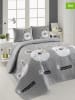 Colorful Cotton 3tlg. Tagesdecken-Set "Tavsancik" in Grau