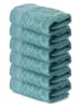 Colourful Cotton 6-delige set: gastendoeken turquoise