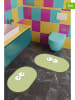 Colourful Cotton 2-delige set: badmatten "Wonder" groen