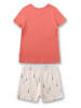 Sanetta Pyjama in Orange/ Beige