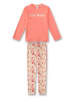 Sanetta Pyjama in Orange/ Beige