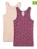 Sanetta 2er-Set: Hemdchen in Beige/ Lila
