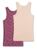 Sanetta 2er-Set: Hemdchen in Beige/ Lila