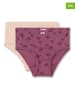 Sanetta 2er-Set: Slips in Beige/ Lila