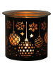 Woodbridge Kominek zapachowy "Baubles" w kolorze złoto-czarnym - wys. 10,5 x Ø 10,5 cm