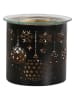 Woodbridge Duftlampe "Baubles" in Schwarz/ Gold - (H)10,5 cm - Ø 10,5 cm