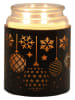 Woodbridge Kominek zapachowy "Baubles" w kolorze złoto-czarnym - wys. 10,5 x Ø 10,5 cm