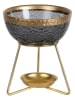Woodbridge Duftlampe ''Bowl'' in Grau/ Gold - (L)11 cm