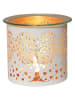 Woodbridge Duftlampe "Heart Tree" in Weiß/ Gold - (H)10,5 cm - Ø 10,5 cm