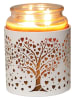 Woodbridge Duftlampe "Heart Tree" in Weiß/ Gold - (H)10,5 cm - Ø 10,5 cm
