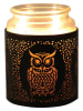 Woodbridge Duftlampe "Owl" in Schwarz/ Gold - (H)10,5 cm - Ø 10,5 cm