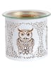 Woodbridge Kominek zapachowy "Owl" w kolorze złoto-białym - wys. 10,5 x Ø 10,5 cm