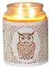 Woodbridge Kominek zapachowy "Owl" w kolorze złoto-białym - wys. 10,5 x Ø 10,5 cm