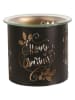 Woodbridge Duftlampe "Merry Ch." in Schwarz/ Gold - (H)10,5 x Ø 10,5 cm 