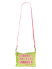 Juicy Couture Schoudertas "Ella" groen/roze - (B)24 x (H)18,5 x (D)3 cm