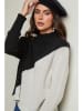 Joséfine Pullover "Csorna" in Weiß/ Schwarz