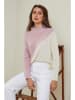 Joséfine Pullover "Csorna" in Rosa/ Creme