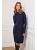 Joséfine Strickkleid "Doumbia" in Dunkelblau